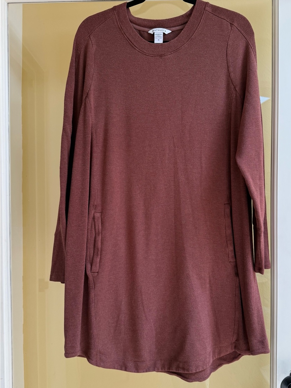 Athleta Balance Dress in Spiced Cabernet